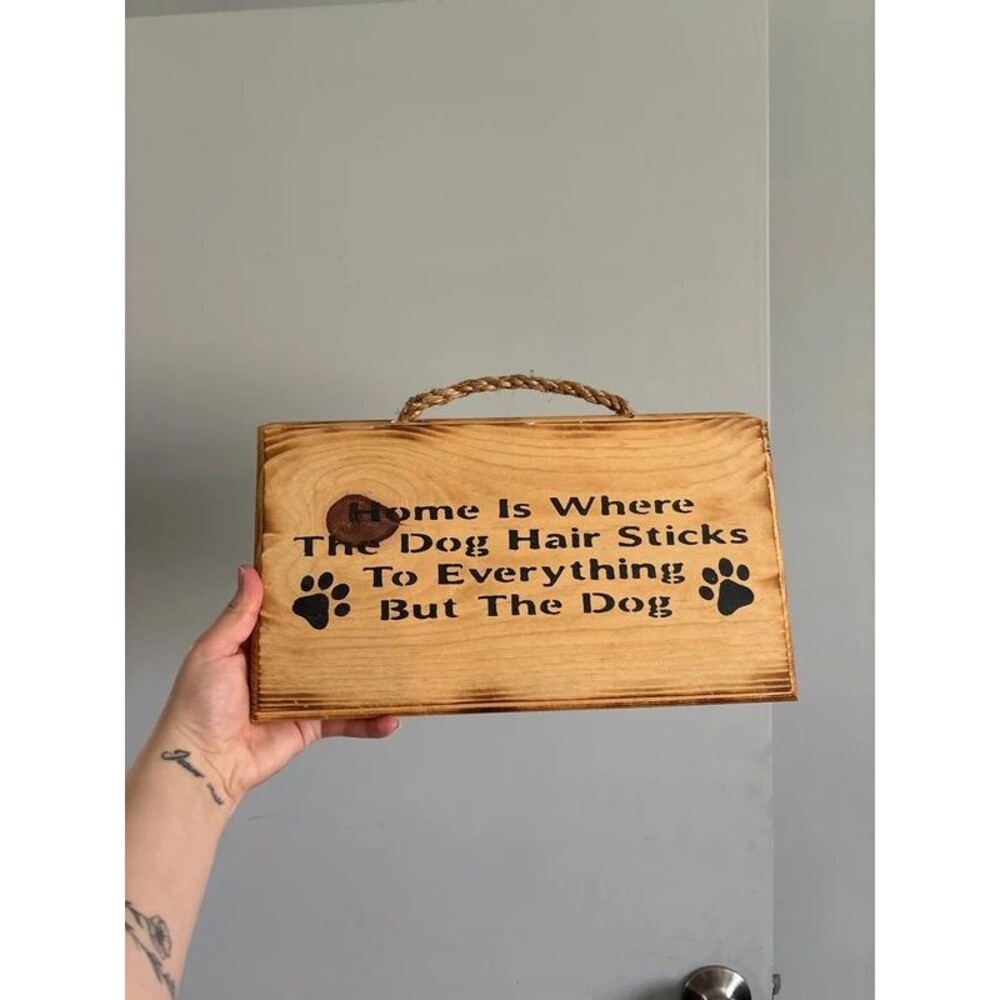 Wood sign